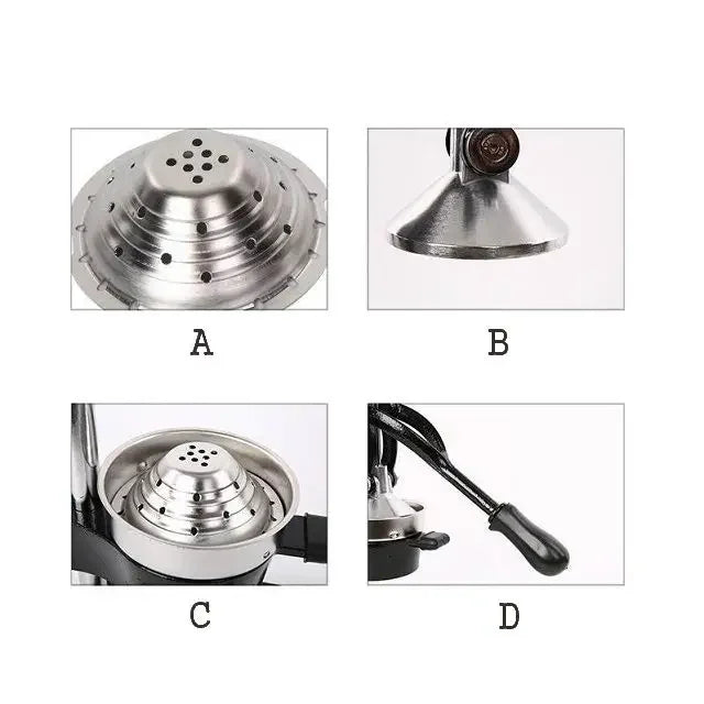 Presse-agrumes manuel en fonte et acier inoxydable