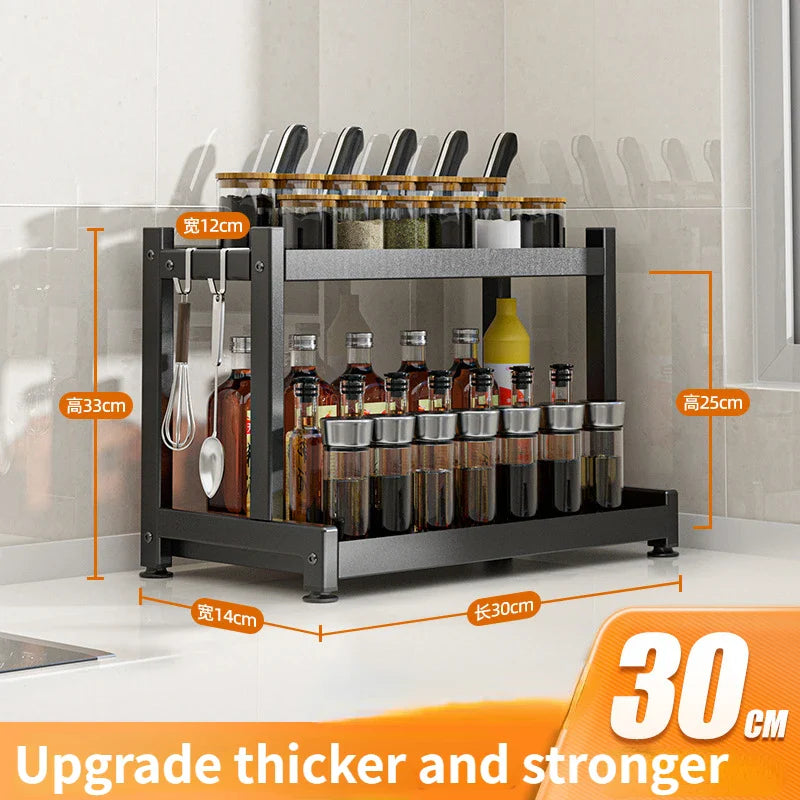 Étagère de rangement de cuisine à 2/3 niveaux
