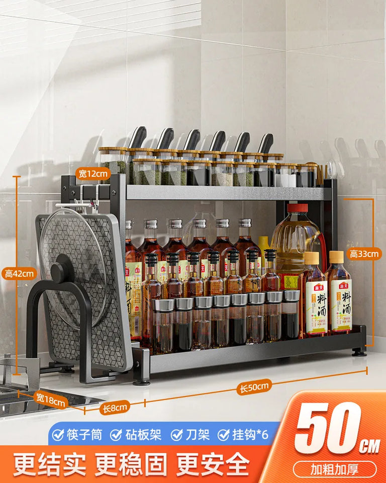 Étagère de rangement de cuisine à 2/3 niveaux