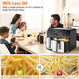 🍽️Airfryer Friteuse à Air Double Compartiment Ninja – Cuisson Polyvalente et Intelligente ⚡